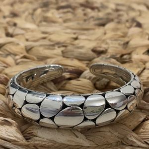 JOHN HARDY Kali Sterling Silver Cuff Bracelet Size S